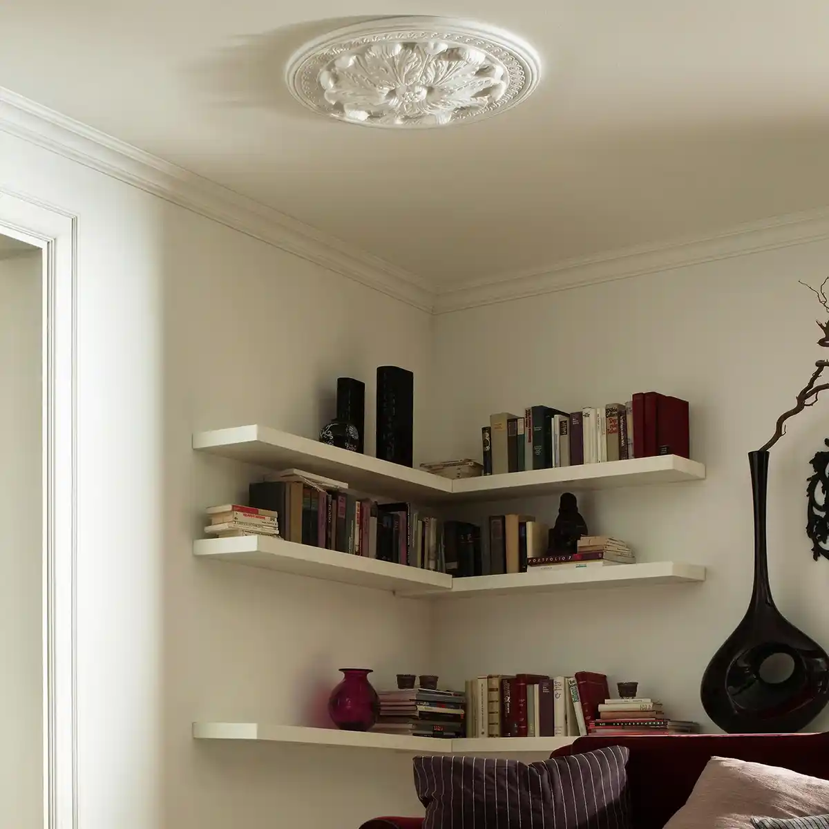 Bild 3 von DECOSA Rosette »Yvonne«, BxL: 32 x 32 cm, weiß