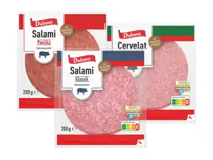 Dulano Rohwurst Scheiben,  200 g