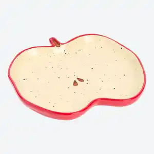 Servierplatte in Obst-Design, ca. 14 cm