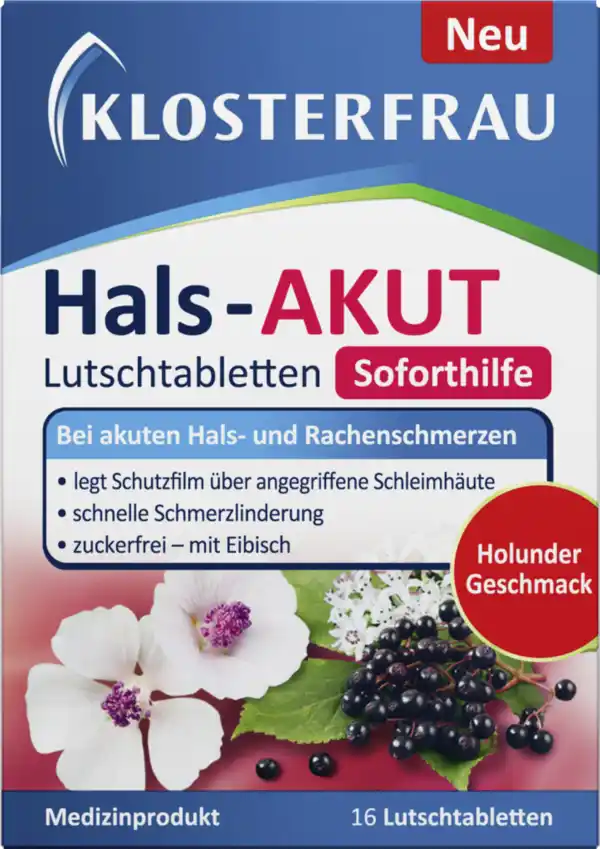 Bild 1 von Klosterfrau Hals-AKUT Lutschtabletten