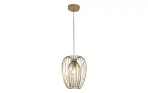 Pendelleuchte Camp, gold, 1-flammig, 25 cm