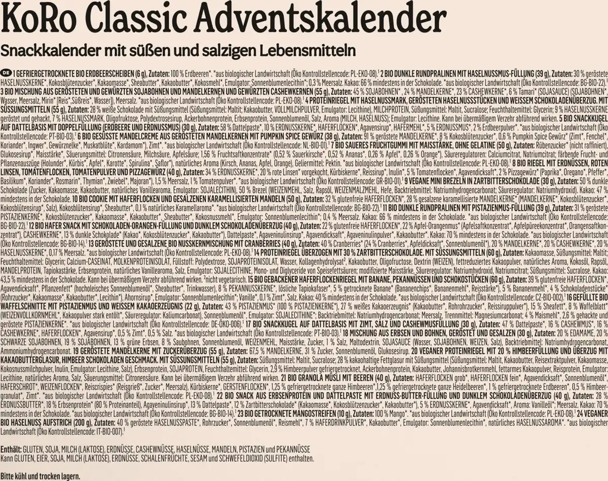 Bild 3 von KoRo Classic Adventskalender 2025
