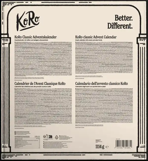 Bild 2 von KoRo Classic Adventskalender 2025