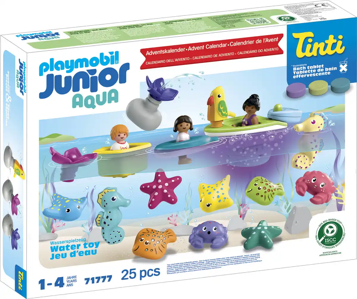Bild 1 von Playmobil JUNIOR & Tinti: Bunter Badespaß Adventskalender 2025