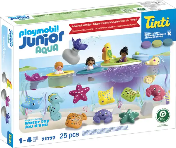Bild 1 von Playmobil JUNIOR & Tinti: Bunter Badespaß Adventskalender 2025
