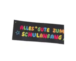 Deko Banner Schulanfang