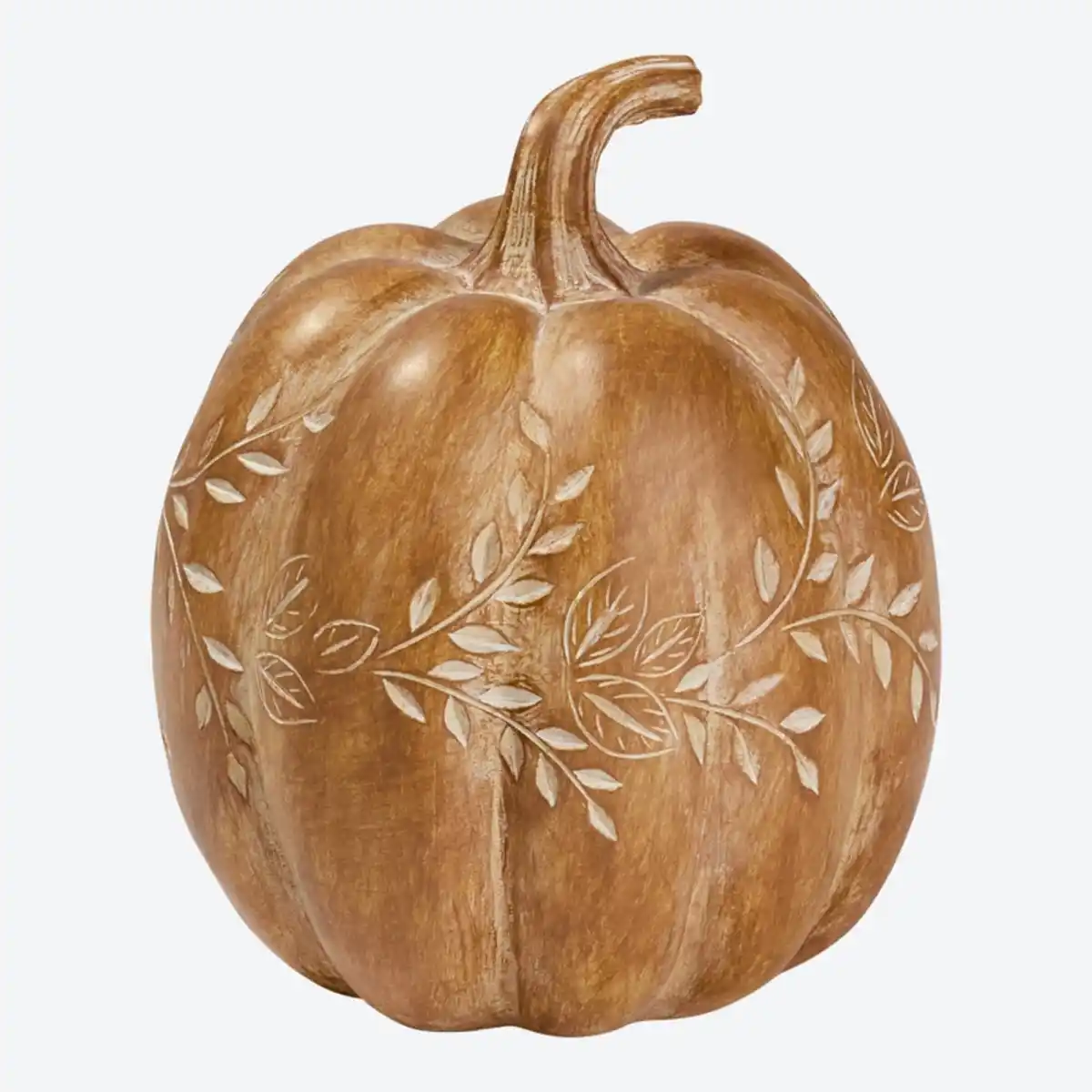 Bild 2 von Deko-Kürbis in Holzoptik
