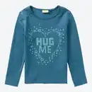Bild 3 von Kinder-Mädchen-Shirt mit Glitzerdruck
