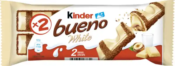Bild 1 von Ferrero Kinder Bueno 2er Riegel, 39 g