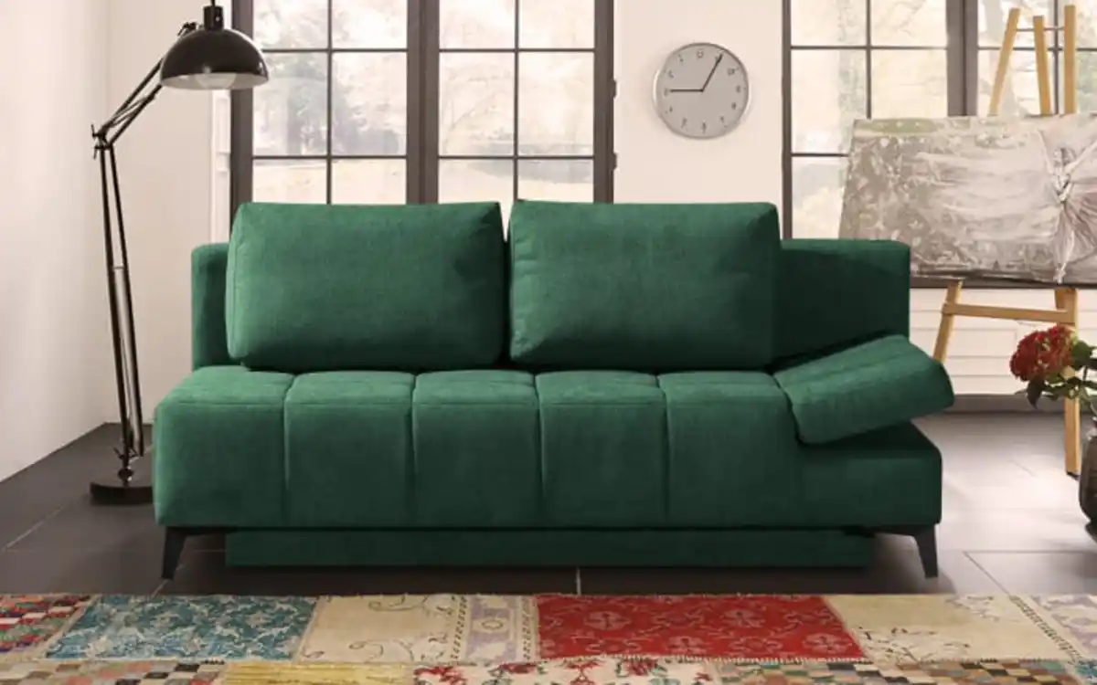 Bild 1 von Querschläfer Tabby in petrol, inkl. Bettkasten