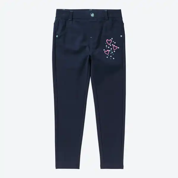 Bild 1 von Kinder-Mädchen-Leggings mit Herz-Motiven