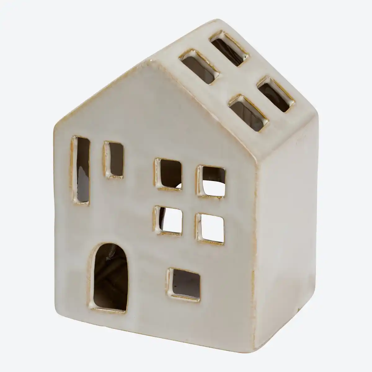 Bild 3 von Windlicht-Haus aus Keramik, ca. 10x7,5x13cm
