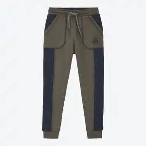 Kinder-Jungen-Jogginghose mit Kontrasteinsätzen