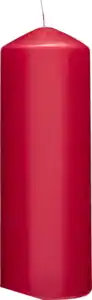 RUBIN LICHT Stumpenkerze Rot 200/70mm