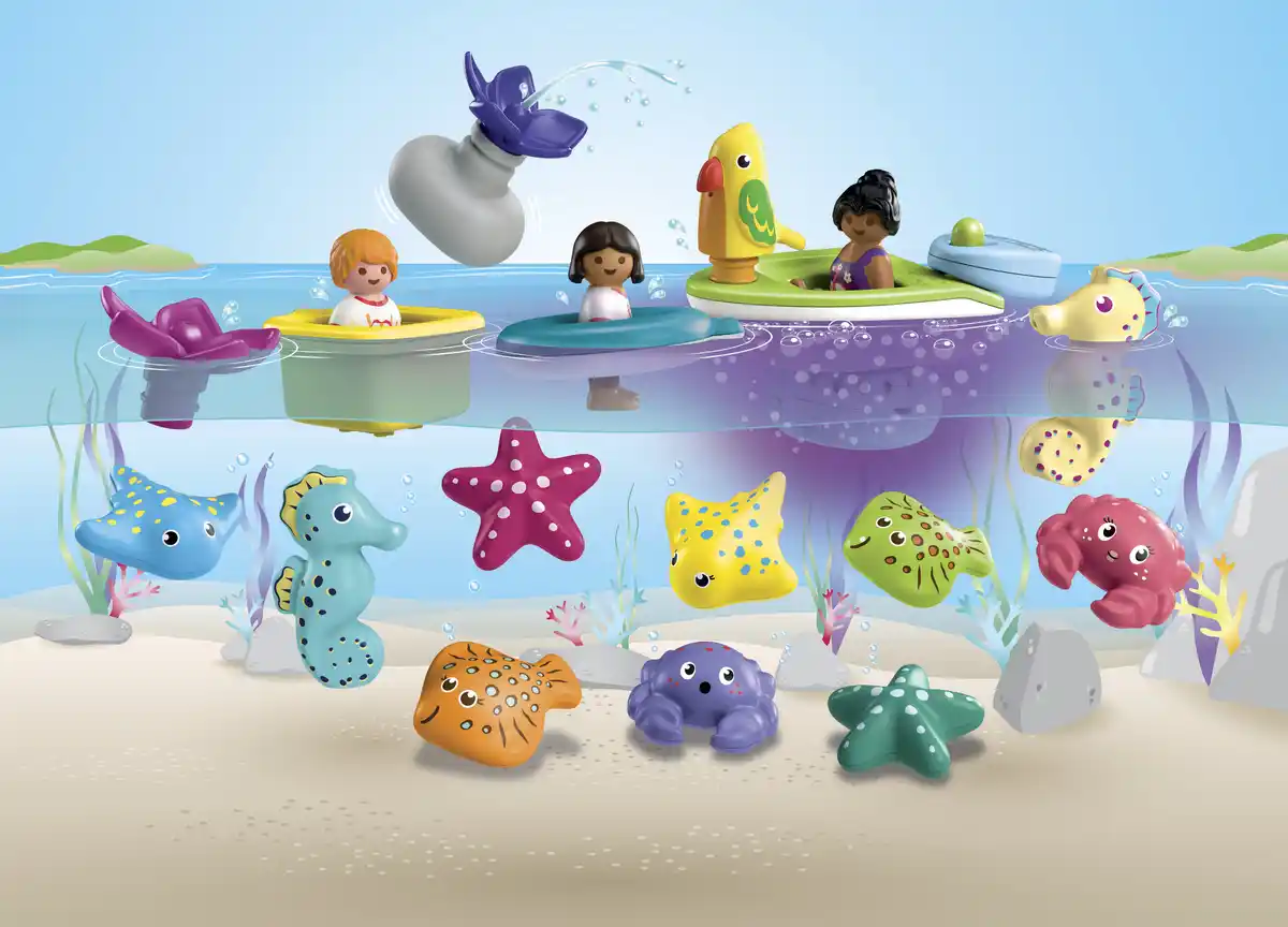 Bild 3 von Playmobil JUNIOR & Tinti: Bunter Badespaß Adventskalender 2025