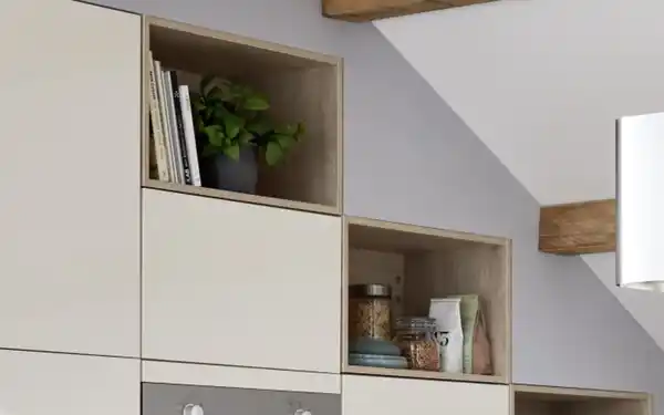 Bild 3 von Mondo - Einbauküche Felde/Navera, magnolia, inkl. Privileg Elektrogeräte