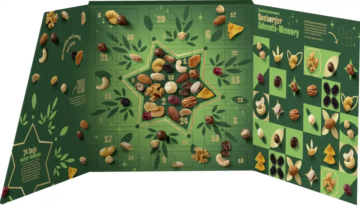 Bild 3 von Seeberger Snack Adventskalender 2025