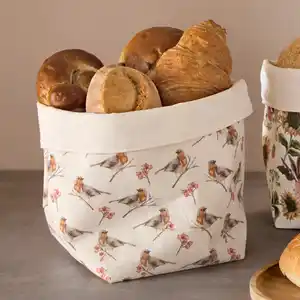 Brotkorb mit Design, ca. 15x15x18cm