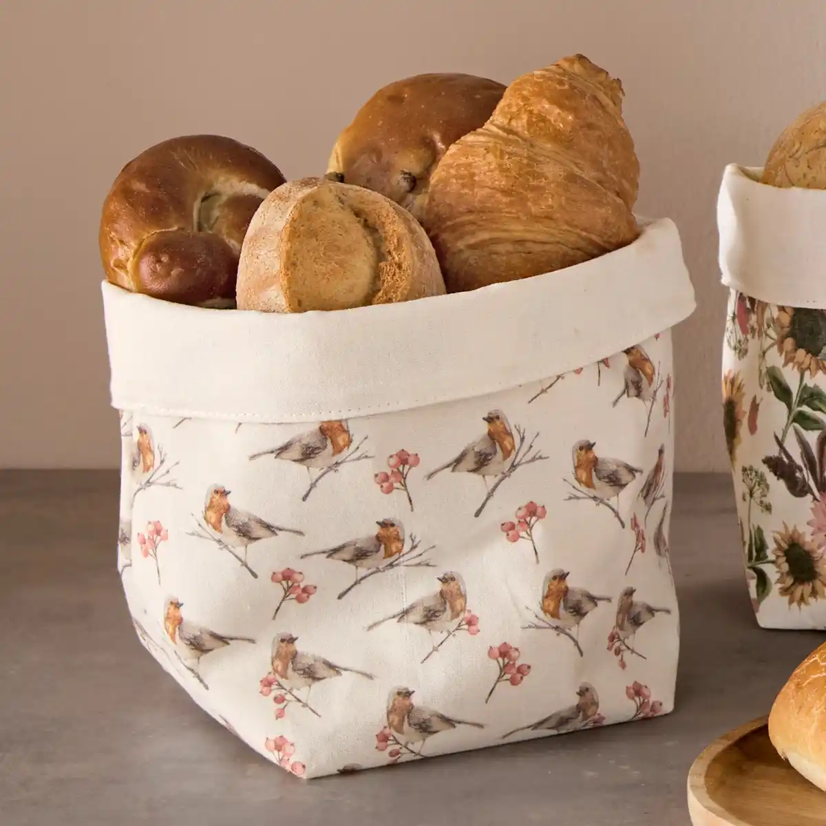 Bild 1 von Brotkorb mit Design, ca. 15x15x18cm