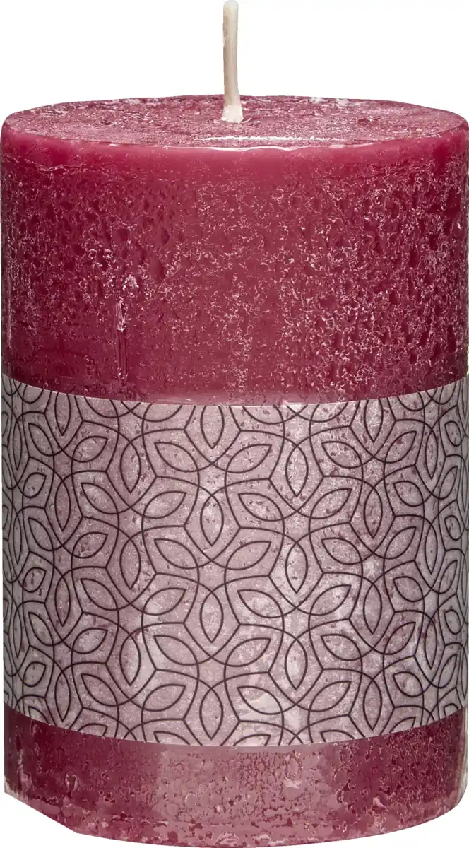 Bild 1 von RUBIN LICHT Rustikstumpe Bordeaux 100/70mm