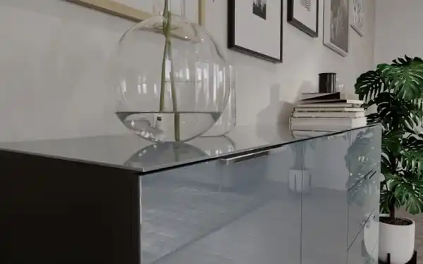 Bild 3 von Kommode Oakland, graphit/silbergrau, 83 x 102 cm