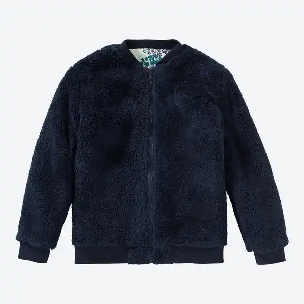 Bild 1 von Kinder-Mädchen-Coralfleece-Jacke zum Wenden