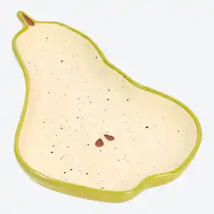 Servierplatte in Obst-Design, ca. 14 cm
