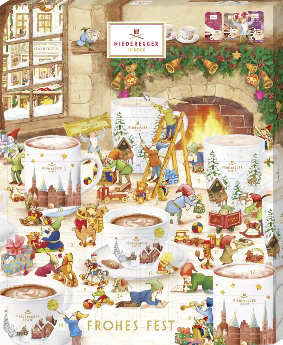 Bild 1 von Niederegger Heißgetränke Adventskalender 2025