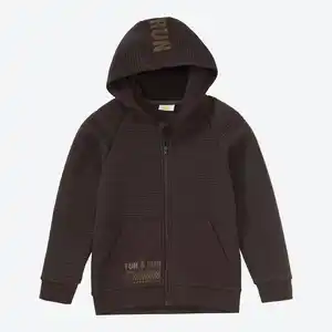 Kinder-Jungen-Fleecejacke mit Kapuze