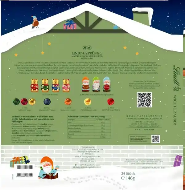 Bild 2 von Lindt Wichtelzauber Adventskalender 2025