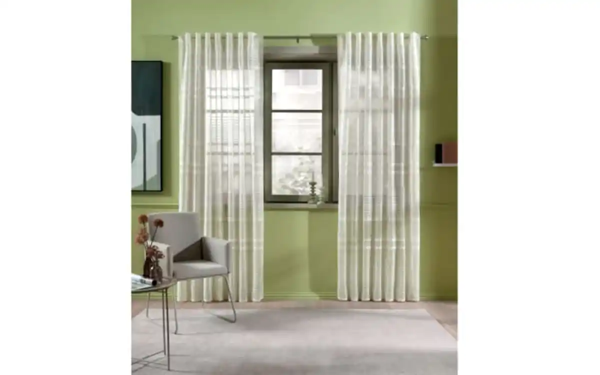 Bild 2 von Vorhang mit Multifunktionsband, creme