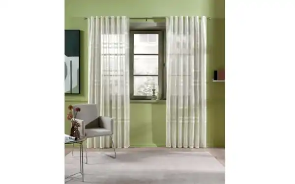 Bild 2 von Vorhang mit Multifunktionsband, creme