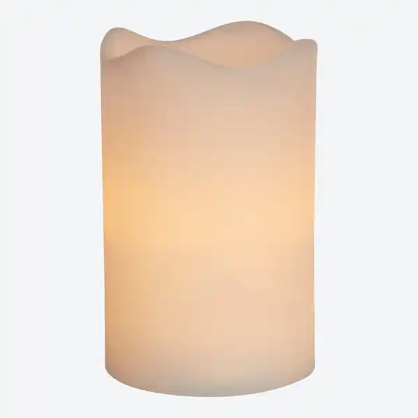 Bild 3 von LED-Echtwachskerze, Ø ca. 7x11cm