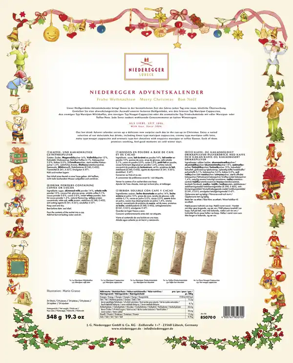Bild 2 von Niederegger Heißgetränke Adventskalender 2025