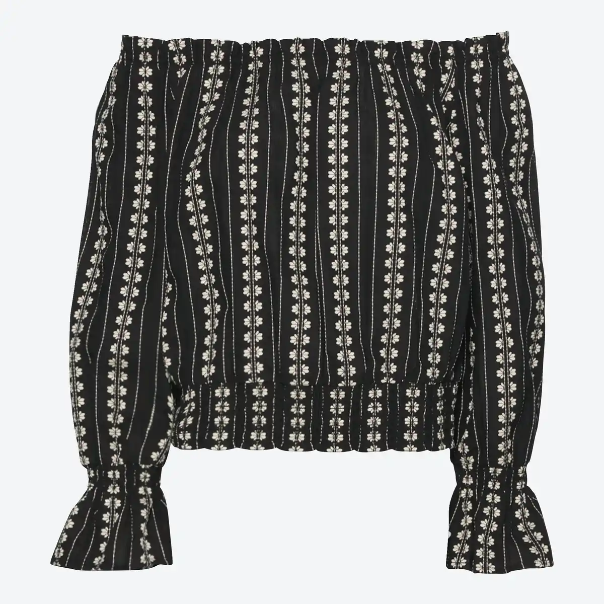 Bild 1 von Damen-Bluse mit Carmen-Ausschnitt