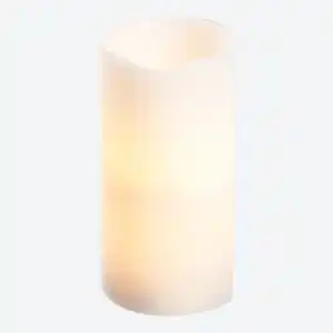 LED-Echtwachskerze mit Timer-Funktion, ca. Ø 7,5cm