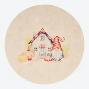 Platz-Set aus Filz, Ø ca. 38cm