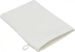 IDEENWELT WASCHHANDSCHUH 16X21CM weiß GOTS