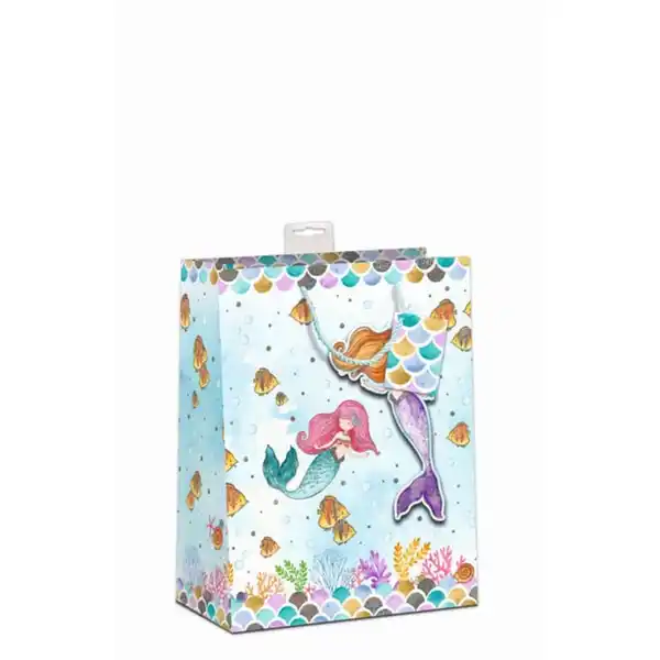 Bild 1 von Geschenktasche - Meerjungfrau - Gr. M - ca. 18 x 10 x 23 cm