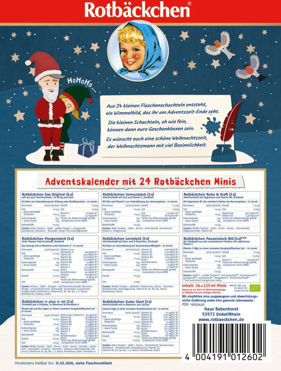 Bild 3 von Rotbäckchen Adventskalender 2025