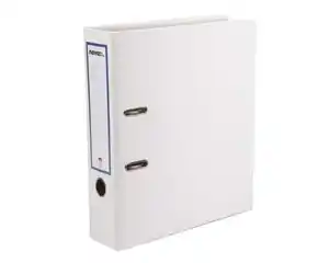 novooo Ordner Kunststoff 80 mm breit weiß