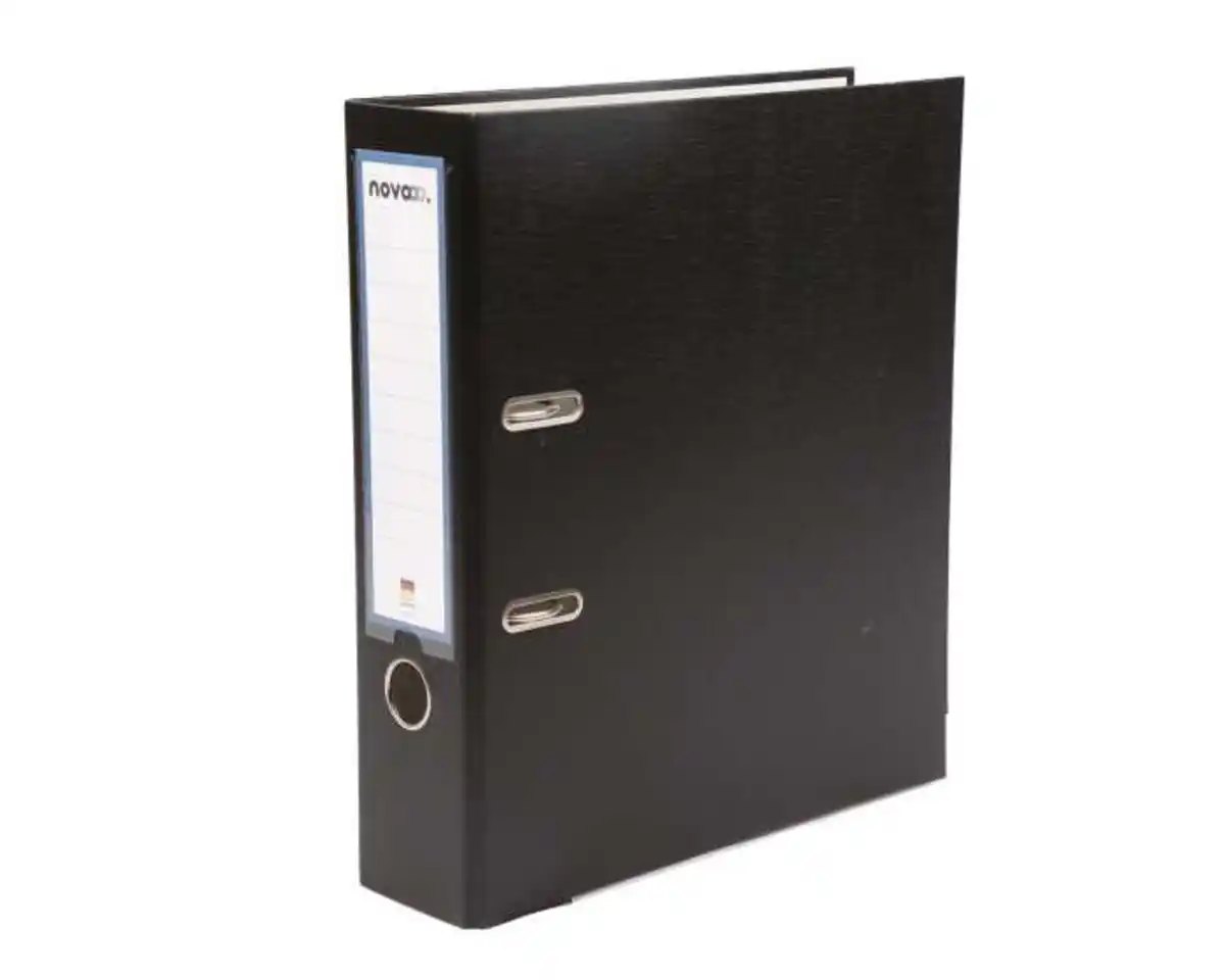 Bild 1 von novooo Ordner Kunststoff 80 mm breit schwarz