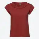 Bild 2 von Damen-T-Shirt mit Flechtzöpfen am Ausschnitt