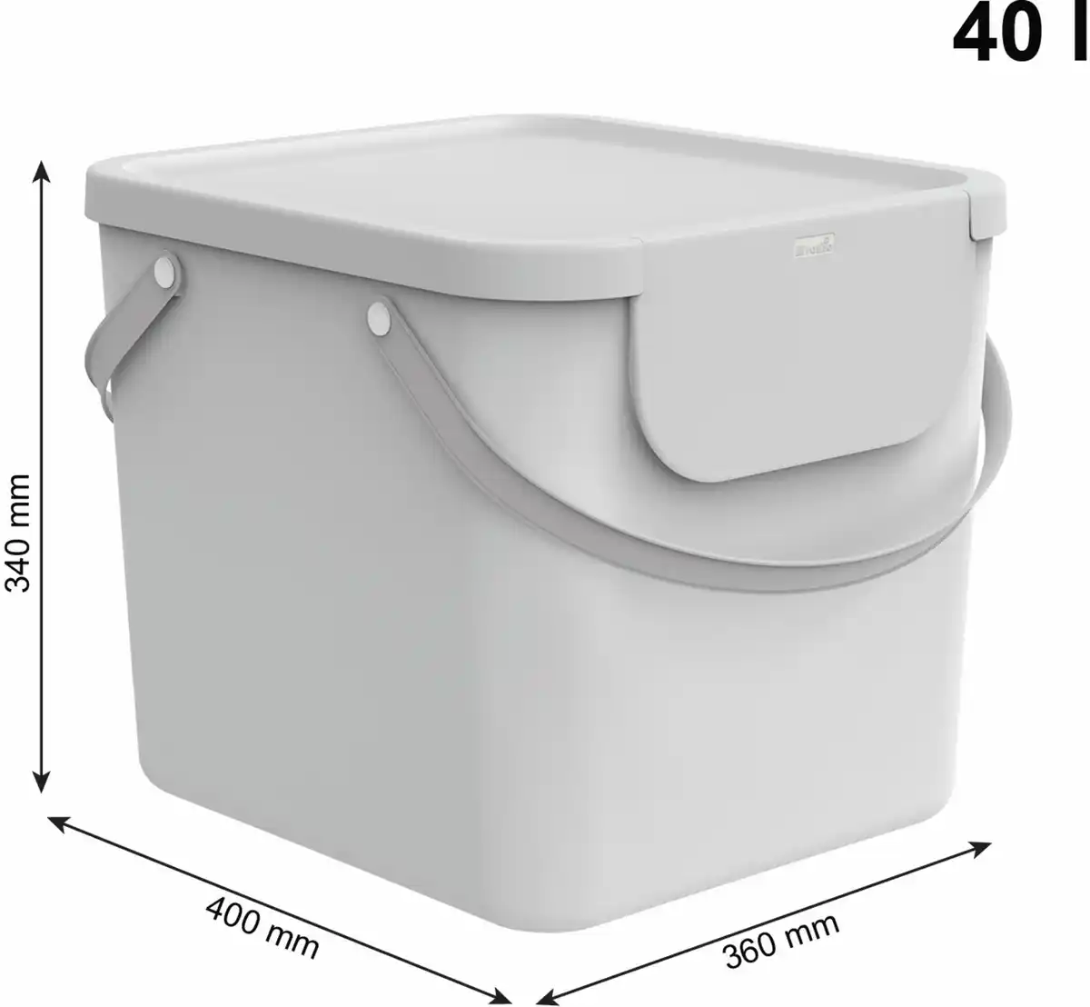 Bild 2 von Rotho Babydesign Wäsche- Stoffwindelsammler KAYO Mistletoe white