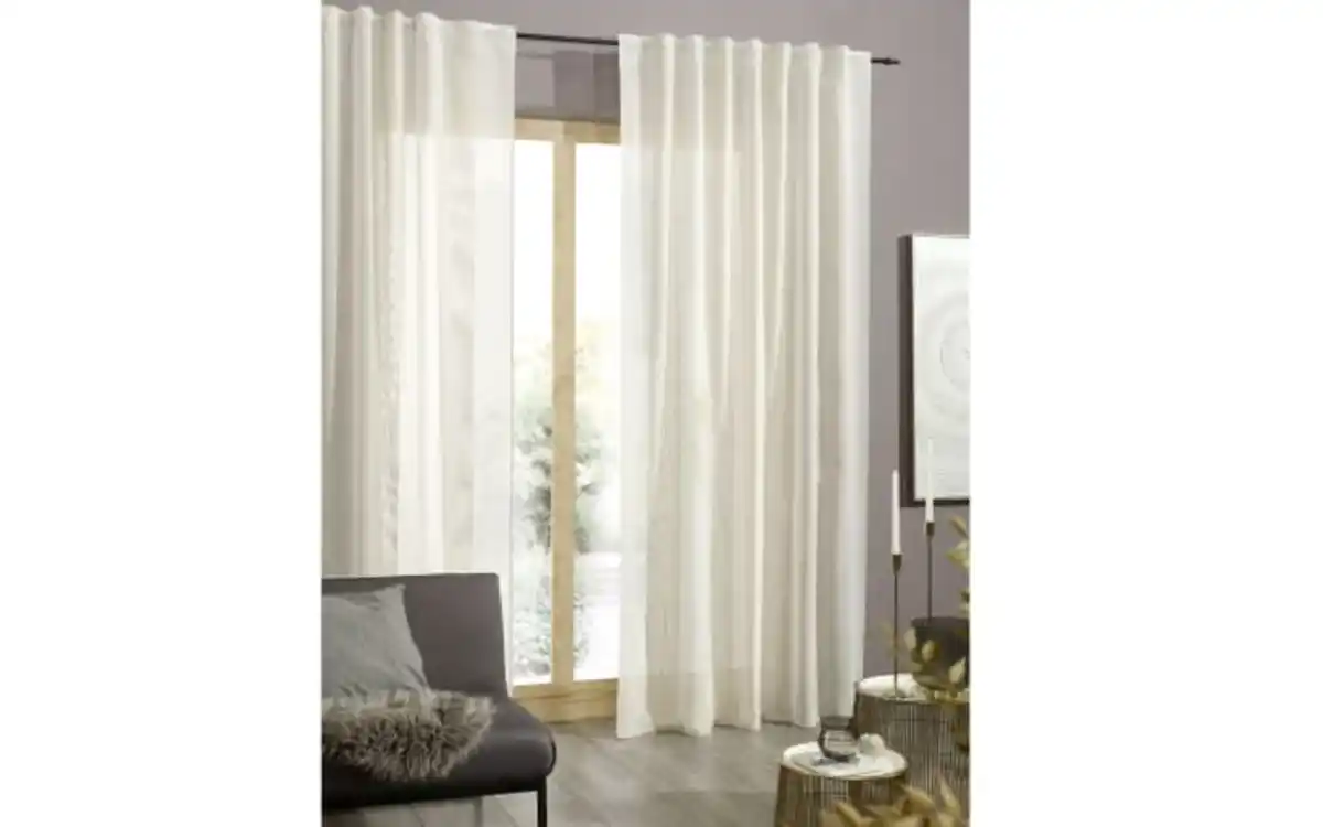 Bild 2 von Vorhang mit Multifunktionsband, natur, 140 x 245 cm