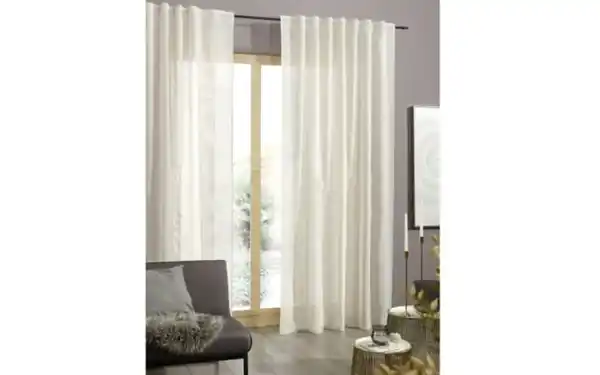 Bild 2 von Vorhang mit Multifunktionsband, natur, 140 x 245 cm