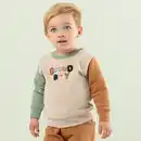 Bild 1 von Baby-Jungen-Sweatshirt mit Tier-Motiven