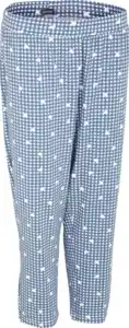 IDEENWELT Damen Relaxhose bedruckt blau L EcoVero