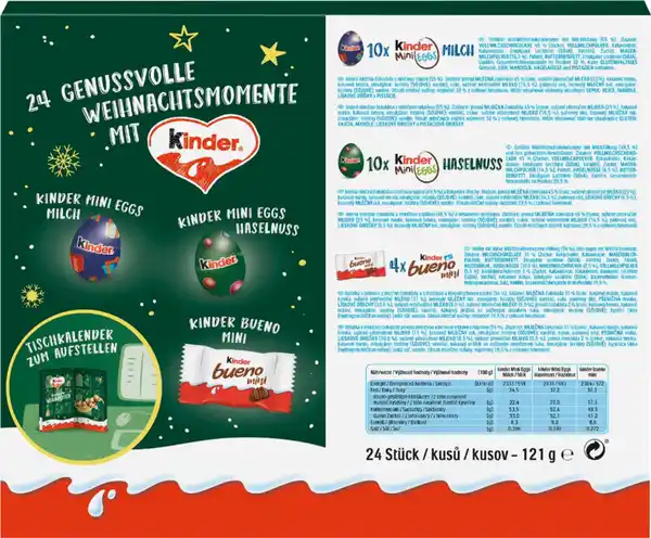 Bild 2 von Ferrero Mix Tisch-Adventskalender 2025