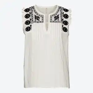 Damen-Bluse mit Stickerei